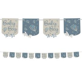 Flaggirlander Baby Boy Blomstring