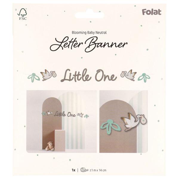 Bokstav-girlander Little One Stork