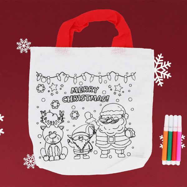 Fargelegg Din Egen Julepose