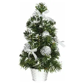 Juletre i Krukke S&oslash;lv 30 cm