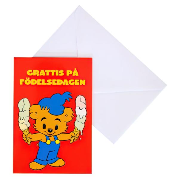 Bamse Kort Grattis På Födelsedagen