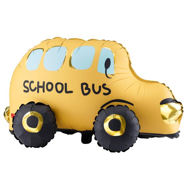Stående Folieballong Skolebuss