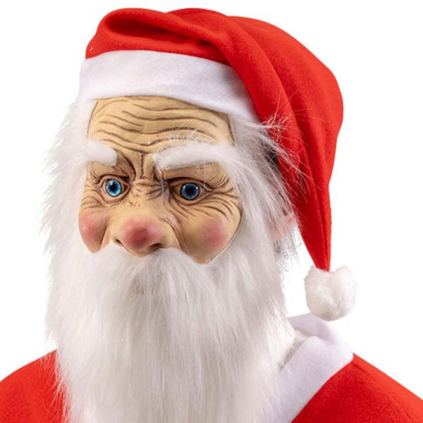nissemaske med Hvitt Skjegg