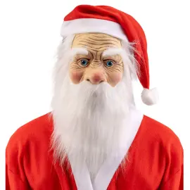 nissemaske med Hvitt Skjegg