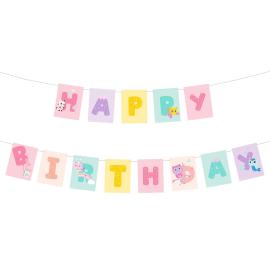 Gabbys Dukkehus Girlander Happy Birthday 180 x 15 cm