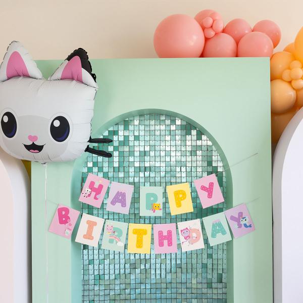 Gabbys Dukkehus Girlander Happy Birthday 180 x 15 cm