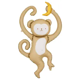 Folieballong Ape med Banan 51 x 88 cm