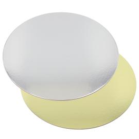 Runde Kakebrett Gull/Sølv 30 cm 25-pakning