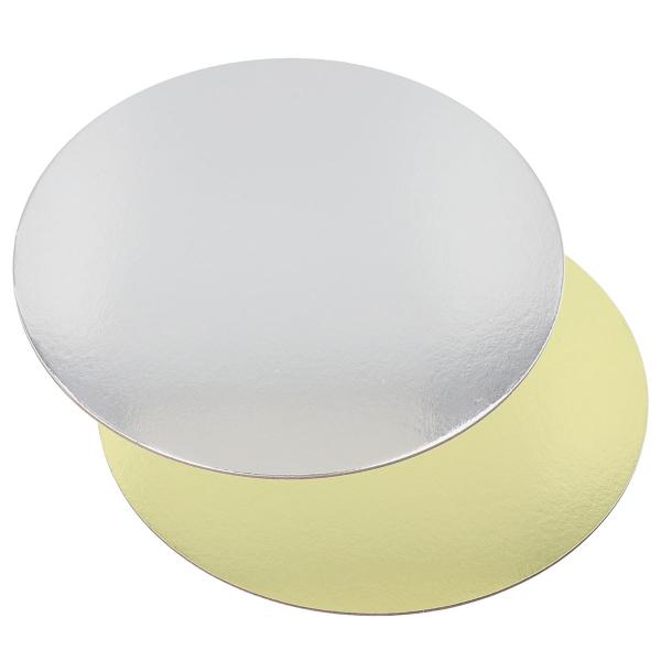 Runde Kakebrett Gull/Sølv 30 cm 25-pakning