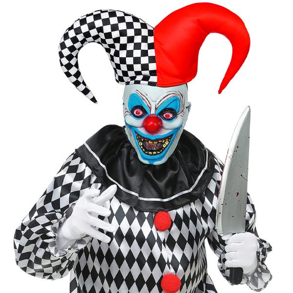 Ond Jester Maske med Hatt