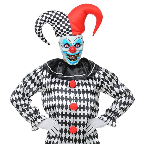 Ond Jester Maske med Hatt