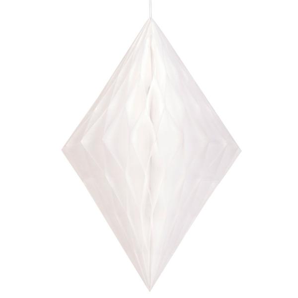 Honeycomb Diamant Hvit