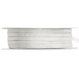 Satengb&aring;nd Lys Kremfarget 3 mm