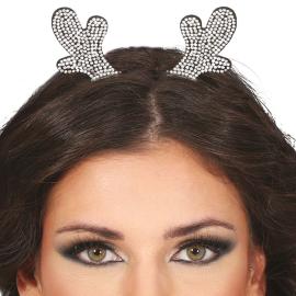 H&aring;rb&oslash;yle Reinsdyrhorn med Strass