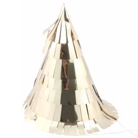 Festhatter med Frynser Gull 5-pakning