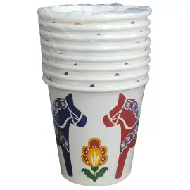 Snapsglass Blomsterrike Hester 8-pakning