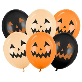 Latexballonger Gresskar Blandede Farger 50-pakning