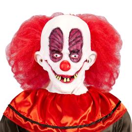 Gøyal Klovn Maske med Hår