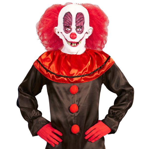 Gøyal Klovn Maske med Hår