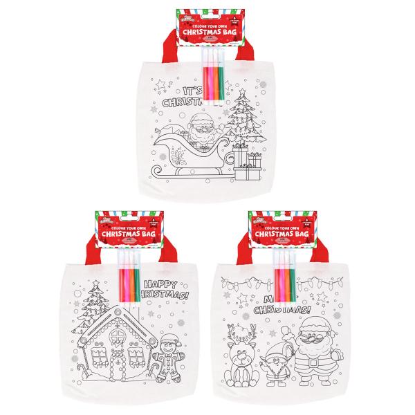 Fargelegg Din Egen Julepose