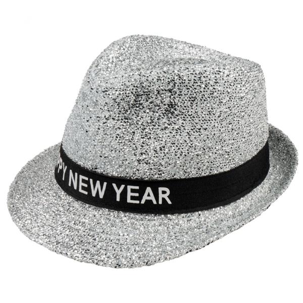 Sølvhatt Happy New Year
