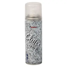 Sølv Glitter Hårspray