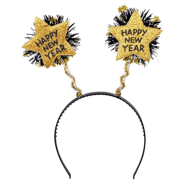 Happy New Year Hårbøyle Stjerner