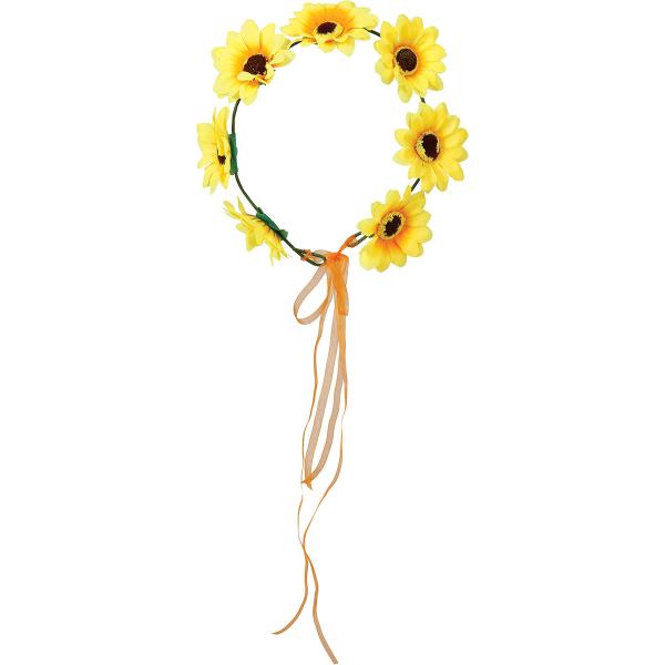 Blomsterkrans med Solsikker