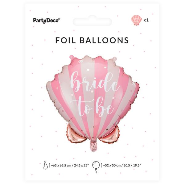 Bride To Be Folieballong Skjell