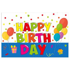 Happy Birthday Party Plastduk