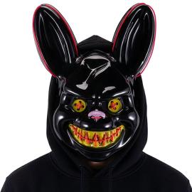 Maske Skummel Kanin med LED