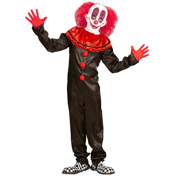 Gøyal Klovn Maske med Hår