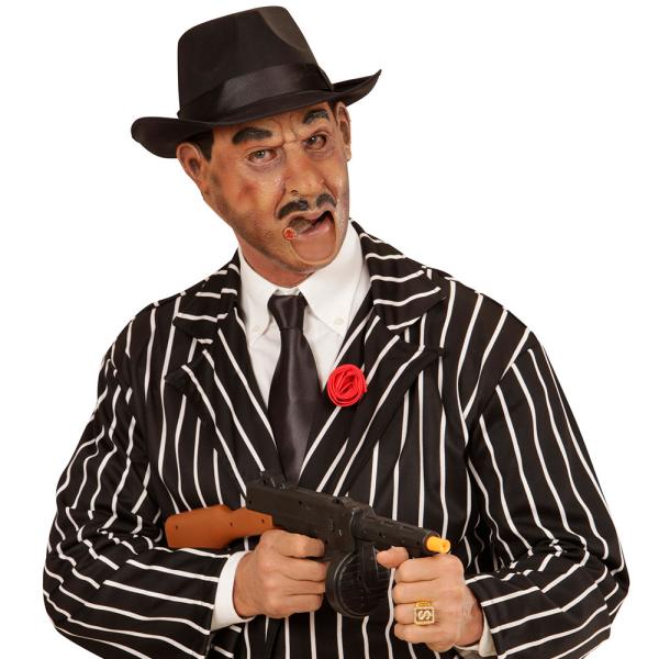 Gangster Maske med Åpen Munn