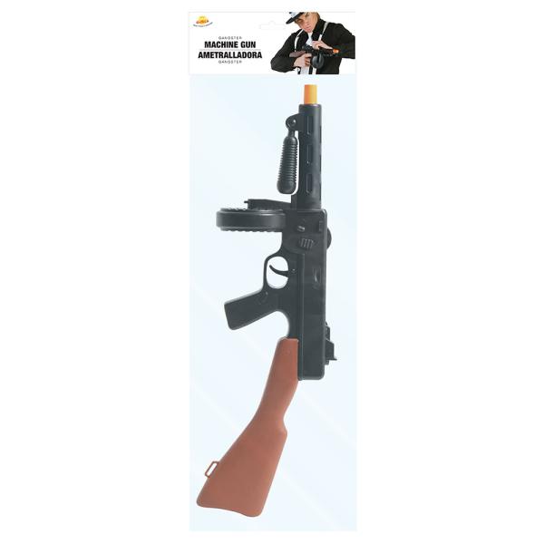 Svart Maskinpistol 49 cm