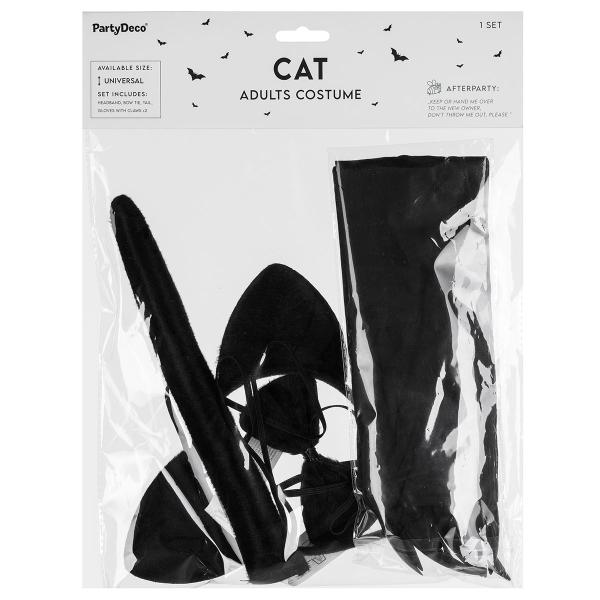 Tilbehørskit Katt Svart