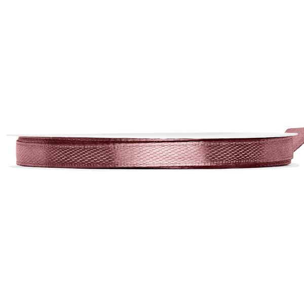 Satengbånd Mørk Gammelrosa 6 mm