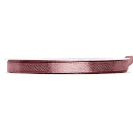 Satengbånd Mørk Gammelrosa 6 mm