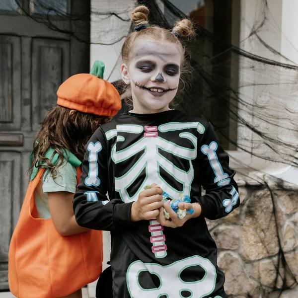 Little Skeleton Drakt Barn 116-128 cm