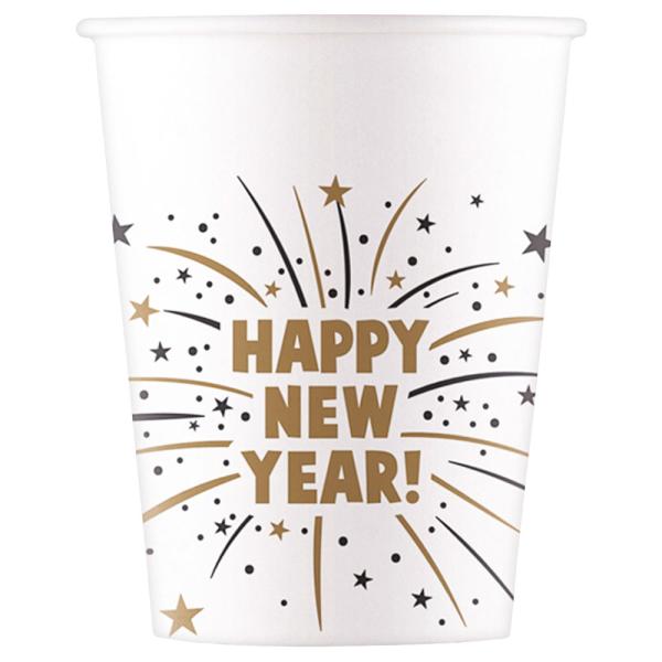 Happy New Year Flares Pappkopper