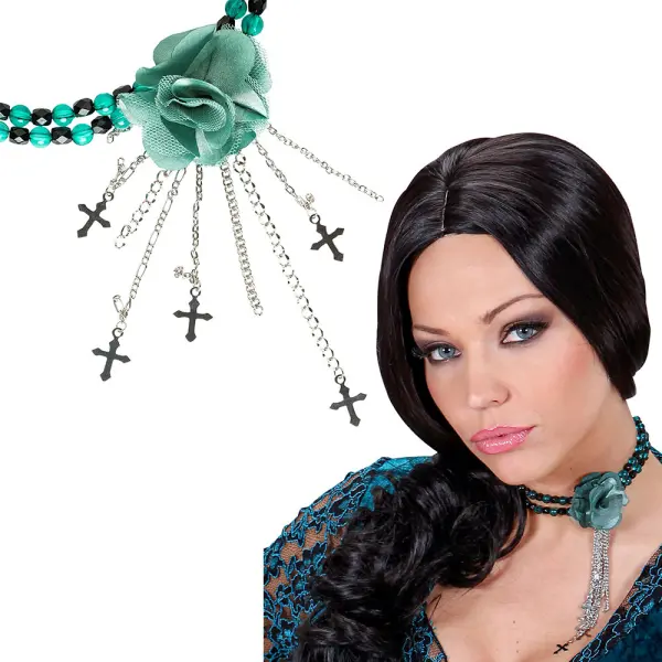 Gothic Choker Grønn