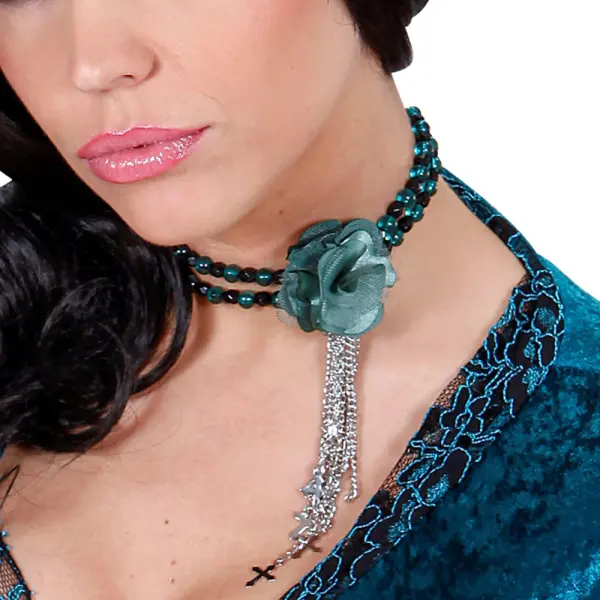 Gothic Choker Grønn