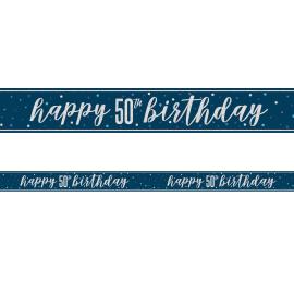 Happy 50th Birthday Girlander M&oslash;rkebl&aring; 2,74 m