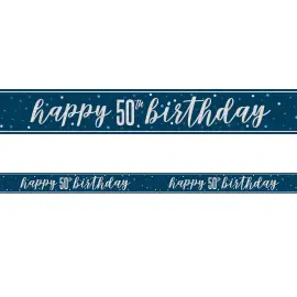 Happy 50th Birthday Girlander M&oslash;rkebl&aring; 2,74 m