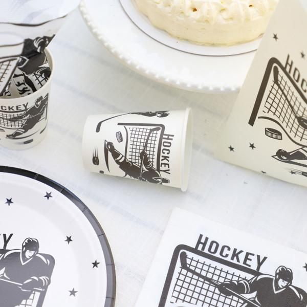 Pappkopper Hockey 25 cl 8-pakning