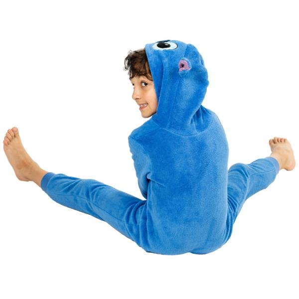 Stitch Kostyme Blå Barn 10-12 år 146 cm