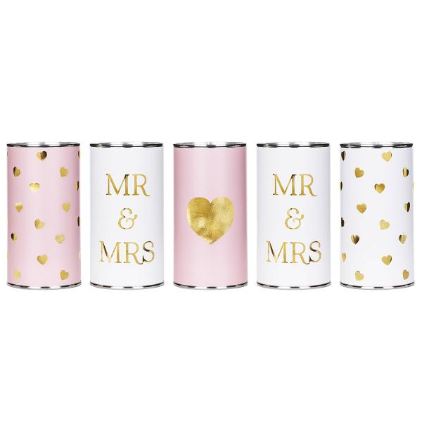 Bryllupsbokser Mr & Mrs