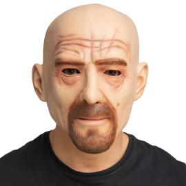 Latexmaske Skallet Mann med Skjegg