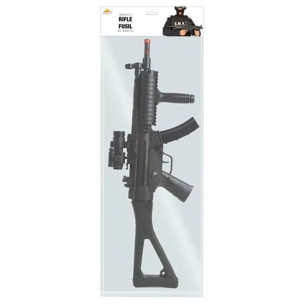 Svart Lekegevær 66 cm
