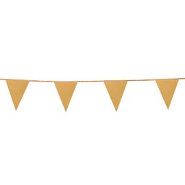 Vimpelgirlander Glitter Glans Guld