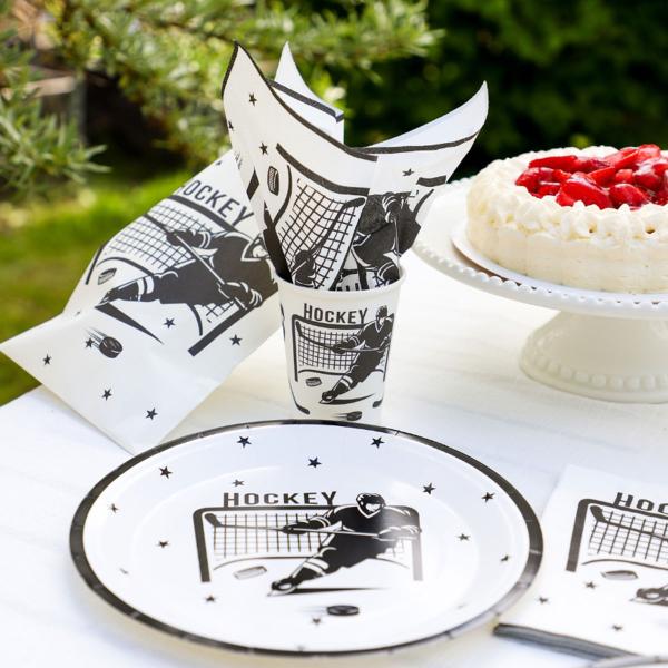 Pappkopper Hockey 25 cl 8-pakning